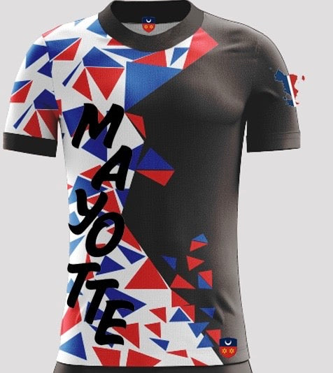 Maillot Mayotte ⚫ 🔵 ⚪ 🔴 | Maore Sport