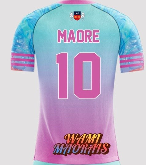 Maillot Flow Mayotte 🔵 🌸 | Maore Sport