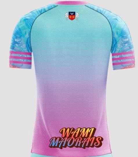 Maillot Flow Mayotte 🔵 🌸 | Maore Sport