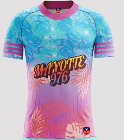 Maillot Flow Mayotte 🔵 🌸 | Maore Sport