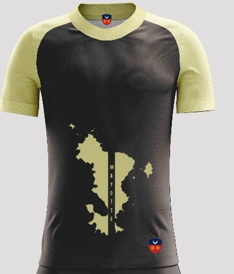 Maillot MAORE ⚫ 🟡 | Maore Sport